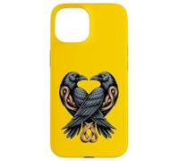 Corvi della mitologia norrena - Huginn & Muninn Celtic Custodia per iPhone 15