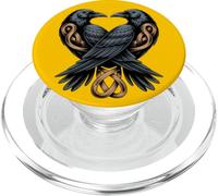 Corvi della mitologia norrena - Huginn & Muninn Celtic PopSockets PopGrip per MagSafe