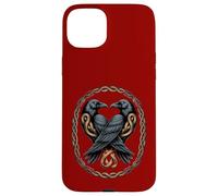 Corvi della mitologia norrena - Huginn & Muninn Mystical Raven Custodia per iPhone 15 Plus