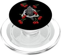 Corvo ciliegia ciliegia corvi corvi giardino giardiniere dilettante PopSockets PopGrip per MagSafe