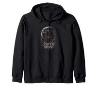 Corvo Corvide del Genere Raven Felpa con Cappuccio