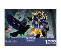 Corvo del castello Puzzle in Legno Impermeabile Puzzles Da 1000 Pezzi Per Adulti Divertenti Giochi Di Puzzle Impegnativi