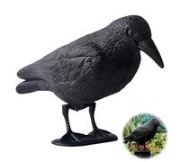 Corvo Nero Scaccia Piccioni FaJoek Cornacchia Spaventapasseri, Corvo Nero in Plastica, Repellente Scaccia Piccioni, Corvi Spaventa Piccioni e Scaccia Uccelli, Spaventapasseri di Plastica
