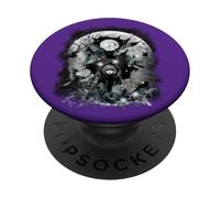 Corvo ragazza fiaba figura fiaba corvi uccelli bambini bambino PopSockets PopGrip Adesivo