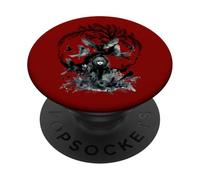 Corvo ragazza fiaba figura fiaba corvi uccelli bambini bambino PopSockets PopGrip Adesivo