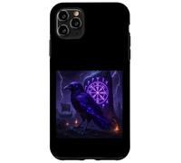 Corvo vichingo Hugin & Munin Viking Runen Albero della Vita Custodia per iPhone 11 Pro Max