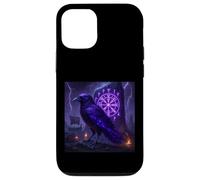 Corvo vichingo Hugin & Munin Viking Runen Albero della Vita Custodia per iPhone 12/12 Pro