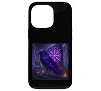 Corvo vichingo Hugin & Munin Viking Runen Albero della Vita Custodia per iPhone 13 Pro
