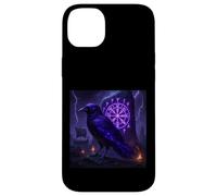 Corvo vichingo Hugin & Munin Viking Runen Albero della Vita Custodia per iPhone 14 Plus