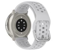 CORXEFXEF Cinturino di ricambio in morbido silicone compatibile con Amazfit Active 2/2 Square, 20 mm, traspirante, adatto per donne e uomini (grigio)