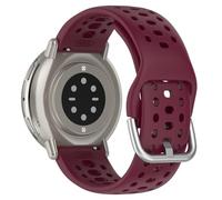 CORXEFXEF Cinturino di ricambio in morbido silicone compatibile con Amazfit Active 2/2 Square, 20 mm, traspirante, adatto per donne e uomini (bordeaux)