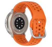 CORXEFXEF Cinturino di ricambio in morbido silicone compatibile con Amazfit Active 2/2 Square, 20 mm, traspirante, adatto per donne e uomini (arancione)
