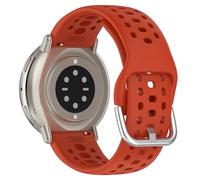 CORXEFXEF Cinturino di ricambio in morbido silicone compatibile con Amazfit Active 2/2 Square, 20 mm, traspirante, adatto per donne e uomini (rosso)