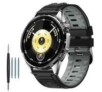 CORXEFXEF Cinturino sportivo da 22 mm, in silicone, a sgancio rapido, per uomo e donna, con anse da 22 mm, cinturino di ricambio compatibile con Suunto 9 peak/RACE 2/Run/Race/Vertical 2 (BKGY)