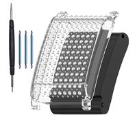 CORXEFXEF Compatibile con Whoop 5.0 LIFE MG/PEAK/ONE Watch Band Full Coverage Hard PC Protector Case, 3pcs 22mm Watch Band Lug Link Pins Fit for Whoop 4.0/3.0 Men Women Smartwatch Accessorie (DDTP)