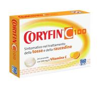 Coryfin C 100 Vitamina C 6,5mg + 112,5mg Tosse 24 Caramelle