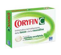 Coryfin C Mentolo 6,5mg + 18mg Tosse 24 Caramelle