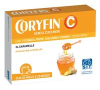 Sit CORYFIN C SENZA ZUCCHERO MIELE ZENZERO 24 CARAMELLE