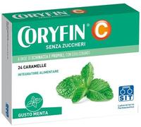 Coryfin C Senza Zucchero Caramelle Al Mentolo Integratore 24 Pezzi