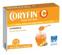 Sit CORYFIN C SENZA ZUCCHERO MIELE ZENZERO 24 CARAMELLE