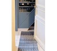 Coryl Marocco Tappeto, Fibre poliammidiche Suola TPE, Notte, 75 x 50 cm