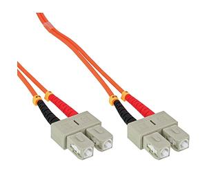 COS Cable Desk Patch Cable LWL SC/SC Duplex 50/125µ 1m