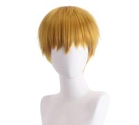Cos Parrucca Anime Capelli Corti Biondo Scuro