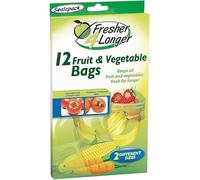 COS Sacchetti salvafreschezza per frutta e verdura [Riutilizzabili - Set da 12 pezzi in 2 misure] - Sacchetti per verdure per conservare la freschezza più a lungo) - Sacchetti per frutta per