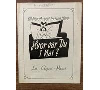 Cosa accadde quella notte Lili Muráti di Meyendorff 1941 Danish Movie Program