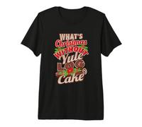 Cosa c'è di Natale Senza Yule Log Cake Natale Maglietta Premium