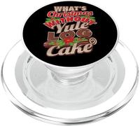 Cosa c'è di Natale senza Yule Log Cake Natale PopSockets PopGrip per MagSafe