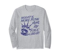 Cosa c'è di più Punk della Biblioteca pubblica Che Legge Punk Rock Maglia a Manica
