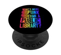 Cosa c'è di più punk di una biblioteca pubblica PopSockets PopGrip Adesivo