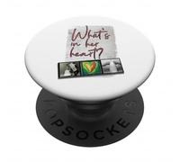 Cosa c'è nel suo cuore? La ragazza di città. PopSockets PopGrip Adesivo