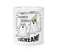 Cosa C'È Un di Fantasma Favorito Dessert I Urlo Trucco Pennello Matita Pot Joke
