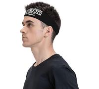 Cosa diavolo c'è che non va in te? Fasce antisudore da uomo, fasce nere per capelli, fasce per capelli sportive per l'allenamento