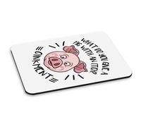 Cosa Do Ti Give A Maiale Con Un Prurito Oinkment Mousepad PC Computer Divertente