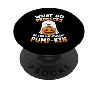 Cosa fanno i Rednecks per Halloween Pump Kin PopSockets PopGrip Adesivo