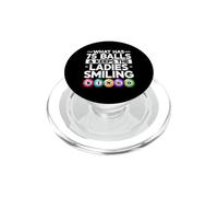 Cosa ha 75 palle e mantiene le signore sorridenti Bingo umorismo PopSockets PopGrip per MagSafe