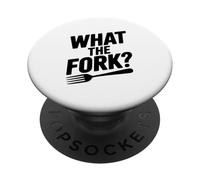 Cosa La Forchetta? Cucina divertente Umorismo Cucina PopSockets PopGrip Adesivo