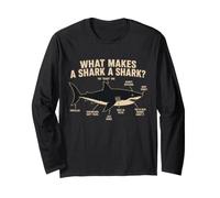 Cosa Rende Uno squalo Uno squalo Anatomia Divertente Maglia a Manica