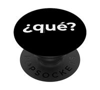 "Cosa?" Semplice Spagnolo Parola Divertente PopSockets PopGrip Adesivo