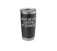 Cosa stai guardando Dicknose Design Bicchiere termico in acciaio inox doppia parete
