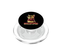 Cosa sto facendo con le mie vite (Funny Cat Graphic) PopSockets PopGrip per MagSafe
