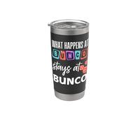 Cosa succede a Bunco resta a Bunco Matching Group Tee Bicchiere termico in acciaio inox doppia parete