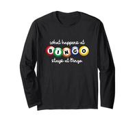 Cosa succede al bingo rimane a bingo divertente Maglia a Manica
