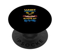 Cosa succede al karaoke rimane al karaoke PopSockets PopGrip Adesivo