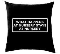 Cosa Succede Al Nido Rimane Al Nido - Cuscino - Slogan Divertente Regalo