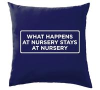 Cosa Succede Al Nido Rimane Al Nido - Cuscino - Slogan Divertente Regalo