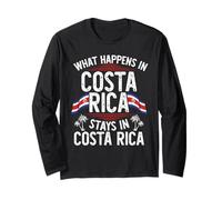 Cosa Succede in Costa Rica Rimane in Costa Rica Maglia a Manica